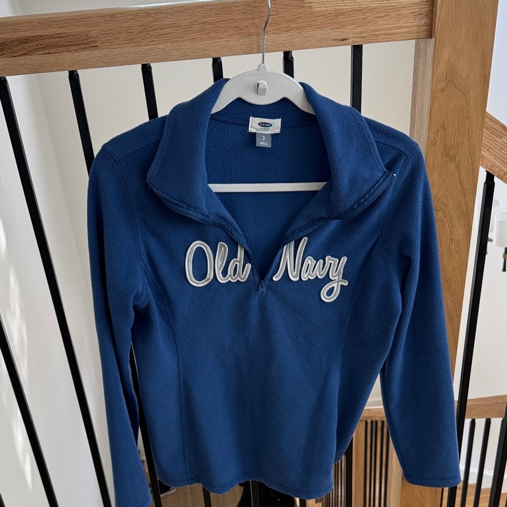 Old Navy Royal Blue Quarter-Zip Fleece